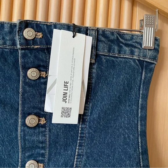 NEW Zara denim midi dress - Picture 9 of 16